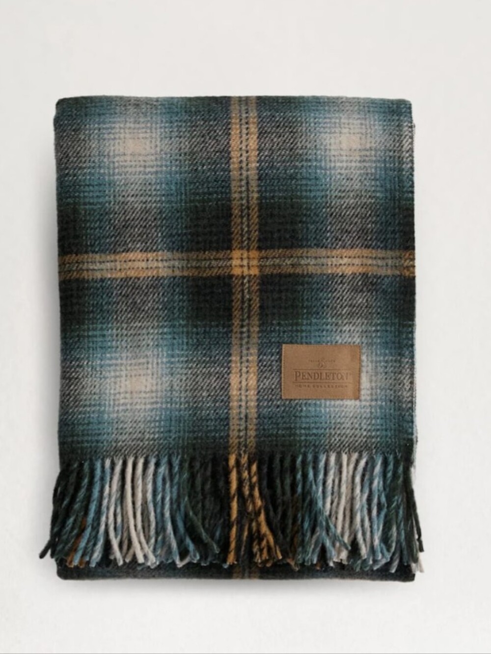 Pendleton Motor Robe Blanket Townsend Plaid Wool 52"x63"